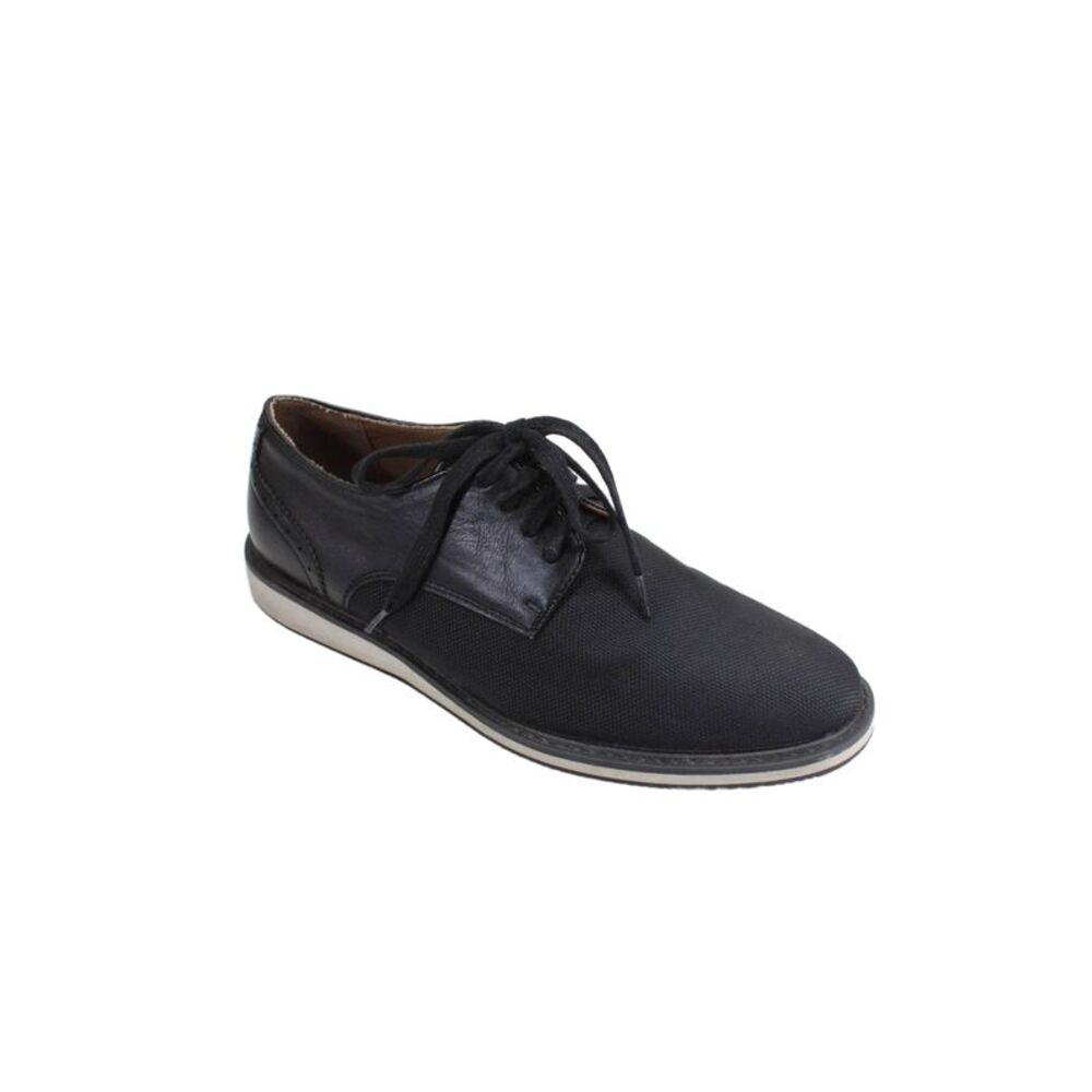 Madden Mens Patent Leather Lace Up Dress Shoes Black Size 8M